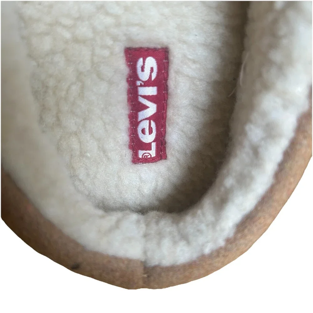 Levi's Victor Comfort Clog Slippers Tan Size XXL Men’s 13 House Shoe New In Box